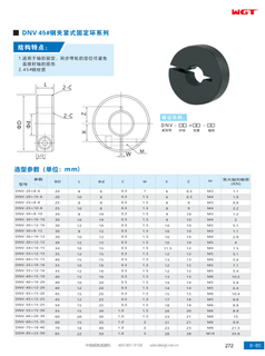 DNV 45# steel clamping fixed ring series