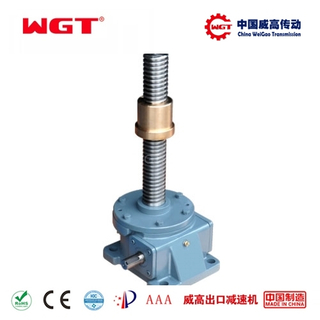 JWM/B series 25KN worm gear manual electric jack for lifting table or press machine