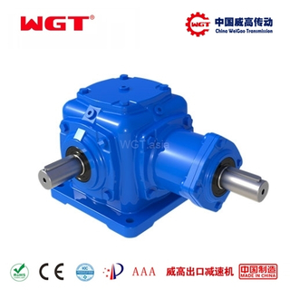 T-shaped spiral bevel gear reduction ratio 3-1 game machine gearbox T2-T25